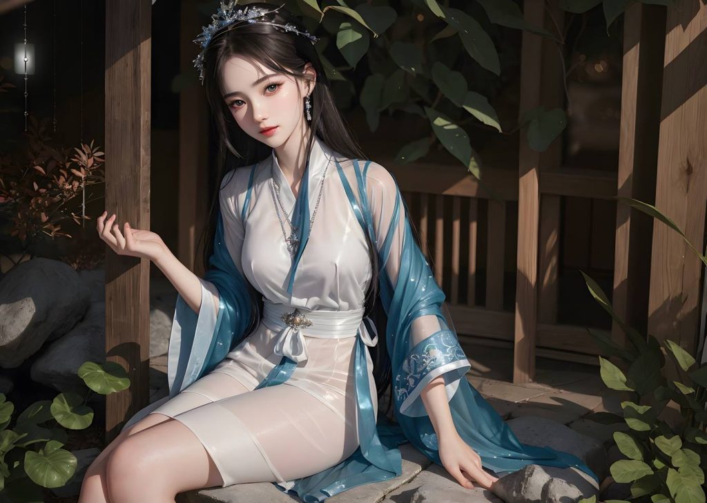 AI繪畫(huà) 005 高清古風(fēng)女裝圖[53P/429M]插圖4