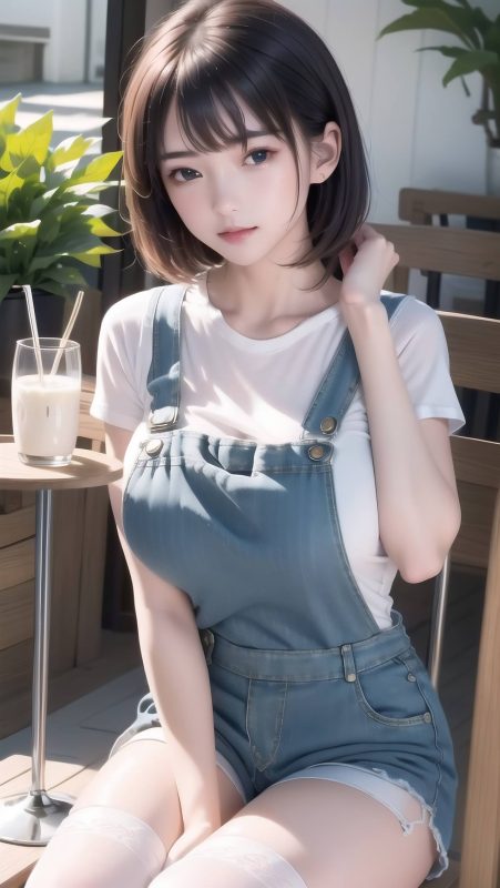 AI繪畫 007 2K高清 背帶褲 [20P/74M]-無料攝影圈