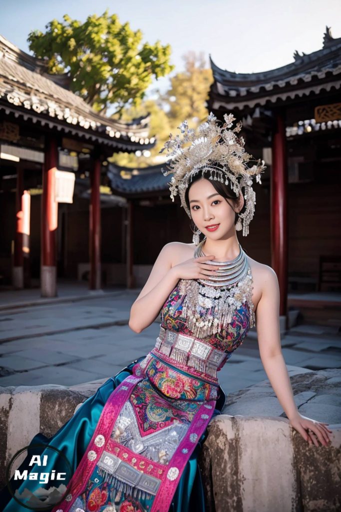 AI繪畫 036 民族裝的漂亮魔法秀[65P504MB]插圖2