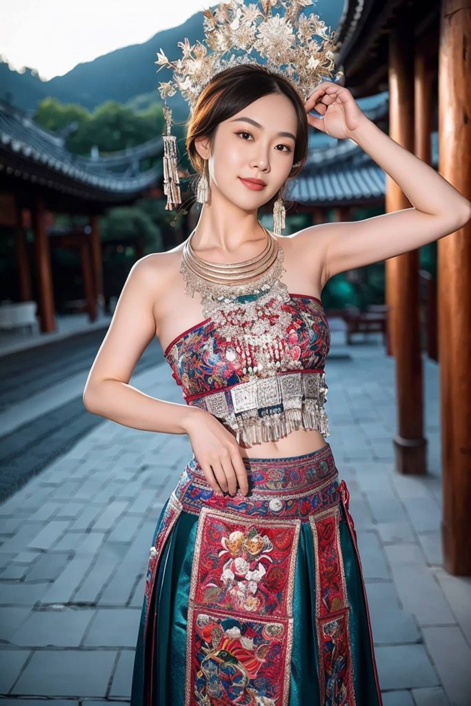 AI繪畫 036 民族裝的漂亮魔法秀[65P504MB]插圖3