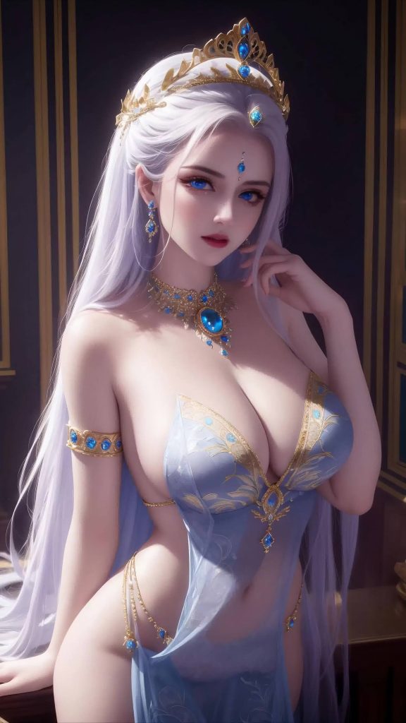 AI繪畫 044 The Heartwarming Tale of a Beautiful Innocent Princess – AI LookBook – AI Club2Girls[44P/1V/170M]插圖1