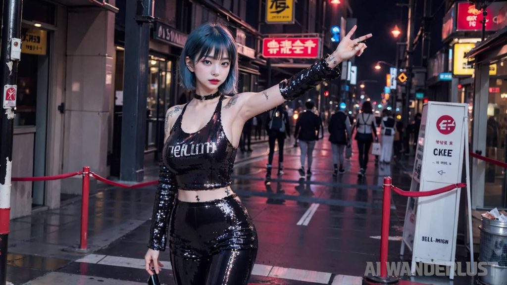 AI繪畫 047 party girl’s fashion in the city2 [371V/185M]插圖4