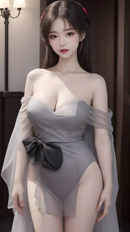 AI繪畫 070 溫婉柔美穿著淺青色服飾的美女 [30P/319MB]-無料攝影圈