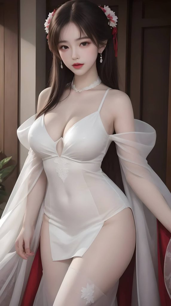 AI繪畫 070 溫婉柔美穿著淺青色服飾的美女 [30P/319MB]插圖