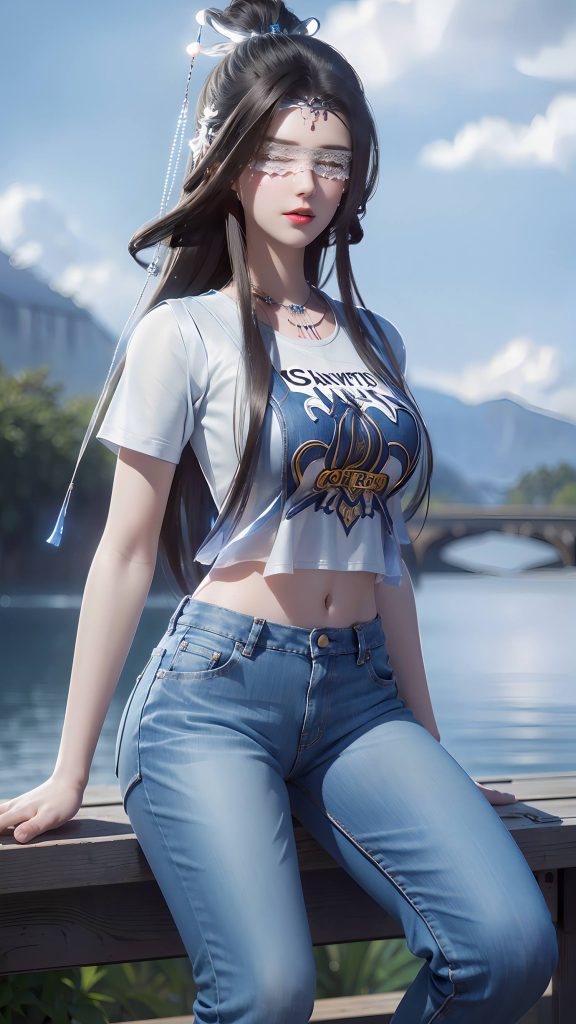 AI繪畫 086 蘭若現(xiàn)代牛仔褲[95P88.1MB]插圖5