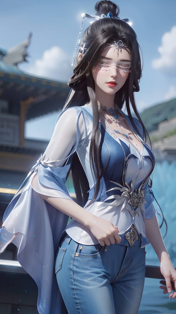 AI繪畫 086 蘭若現(xiàn)代牛仔褲[95P88.1MB]插圖4