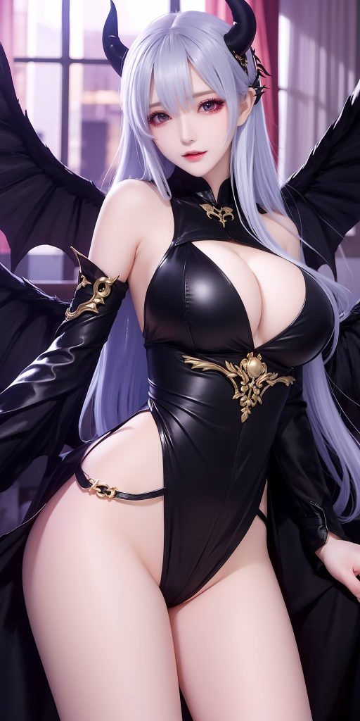 AI繪畫(huà) 088 惡魔少女連體皮衣[93P/207MB]插圖