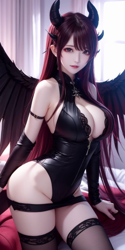 AI繪畫 088 惡魔少女連體皮衣[93P/207MB]-無料攝影圈