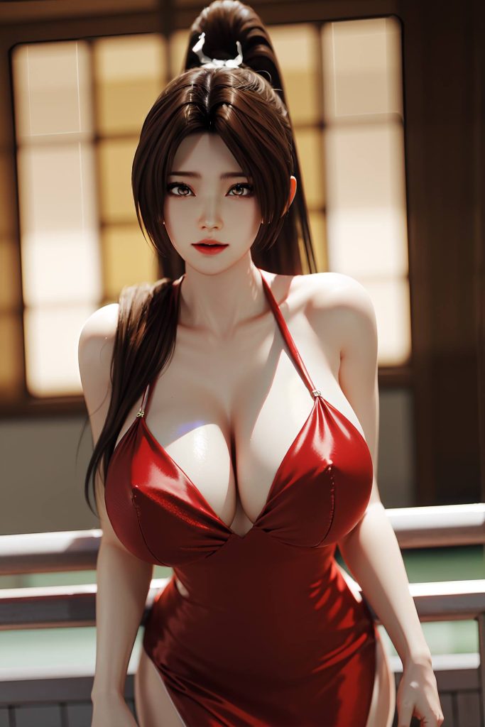 AI繪畫 093 不知火舞 紅色晚禮服[118P/277MB]插圖5