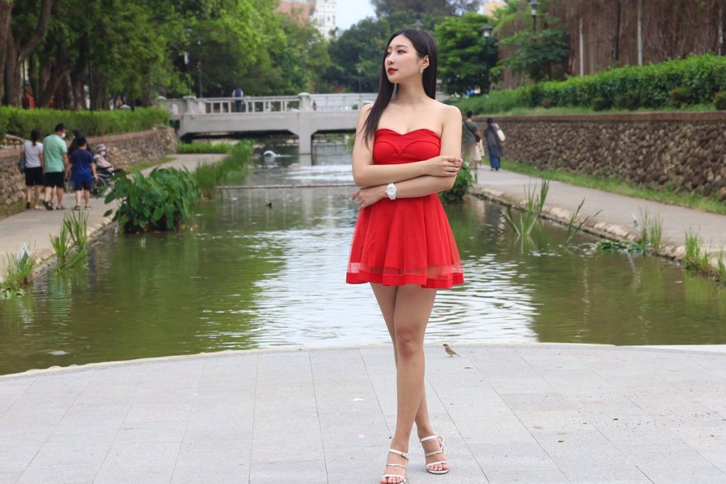 精選街拍攝影 No.025 紅色連衣裙 [49P/66MB]插圖2