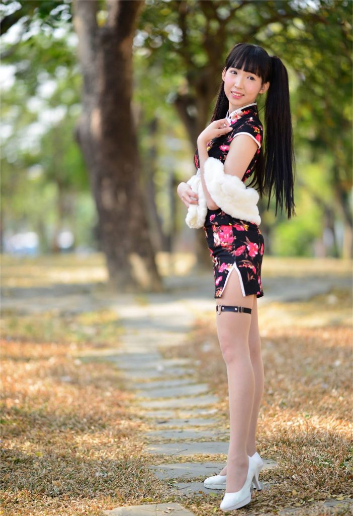 精選街拍攝影 No.078 Yui瑜姬短旗袍絲襪高跟美腿[83P/248MB]插圖5