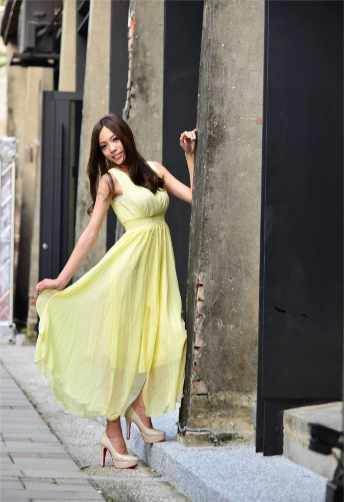 精選街拍攝影 No.079 吳思敏 飄逸長(zhǎng)裙高跟美腿 002 [130P/448MB]插圖4