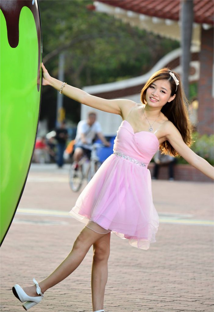 精選街拍攝影 No.082 張元偵 粉紅小禮服高跟美腿 002 [135P/372MB]插圖
