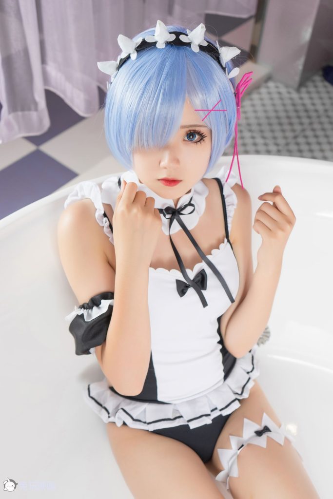 秋楚楚 004 蕾姆夏日泳裝[46P/492MB]插圖1