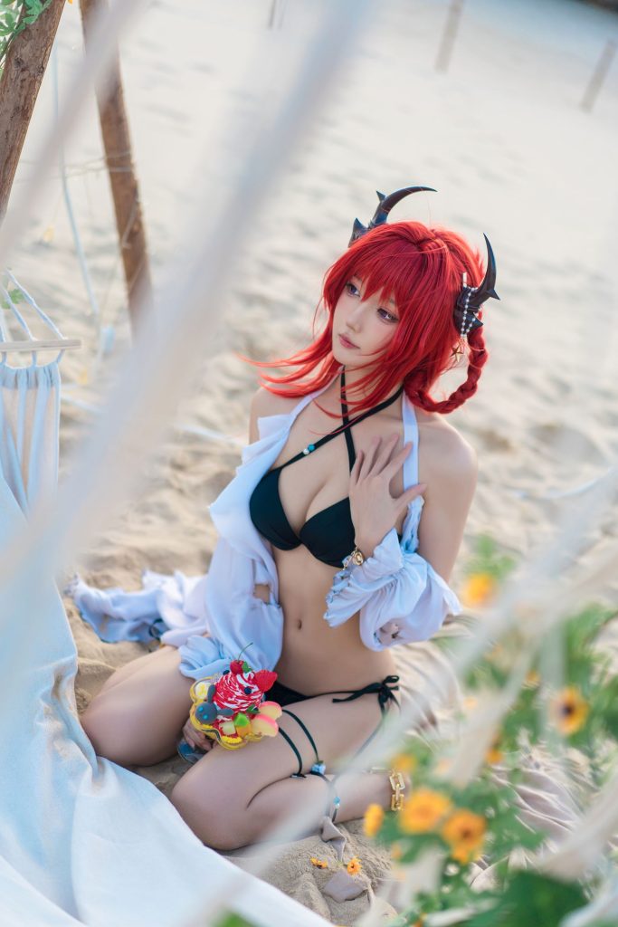 動漫博主阿包也是兔娘 065 明日方舟 史爾特爾泳裝 [50P/943MB]插圖