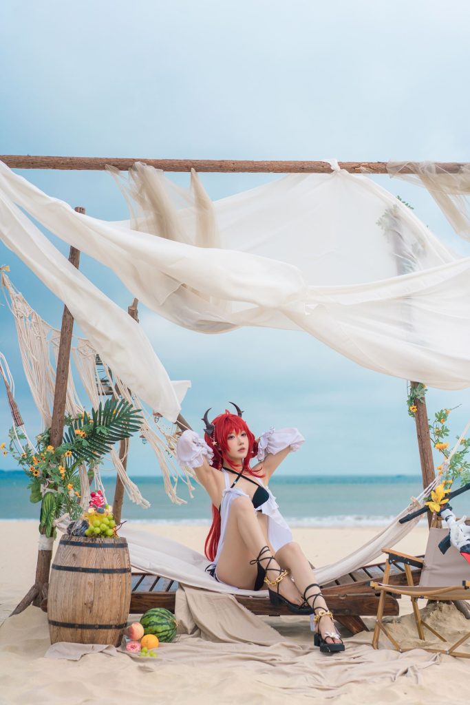 動漫博主阿包也是兔娘 065 明日方舟 史爾特爾泳裝 [50P/943MB]插圖2