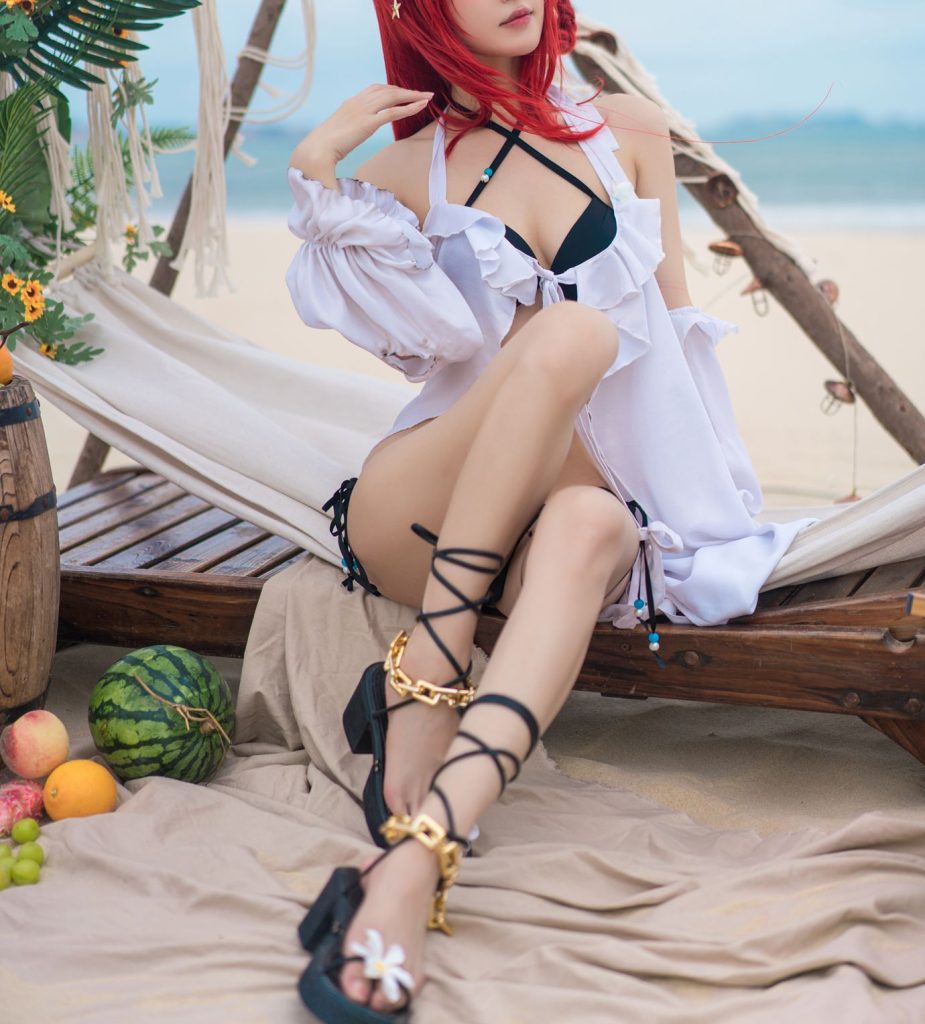 動漫博主阿包也是兔娘 065 明日方舟 史爾特爾泳裝 [50P/943MB]插圖1