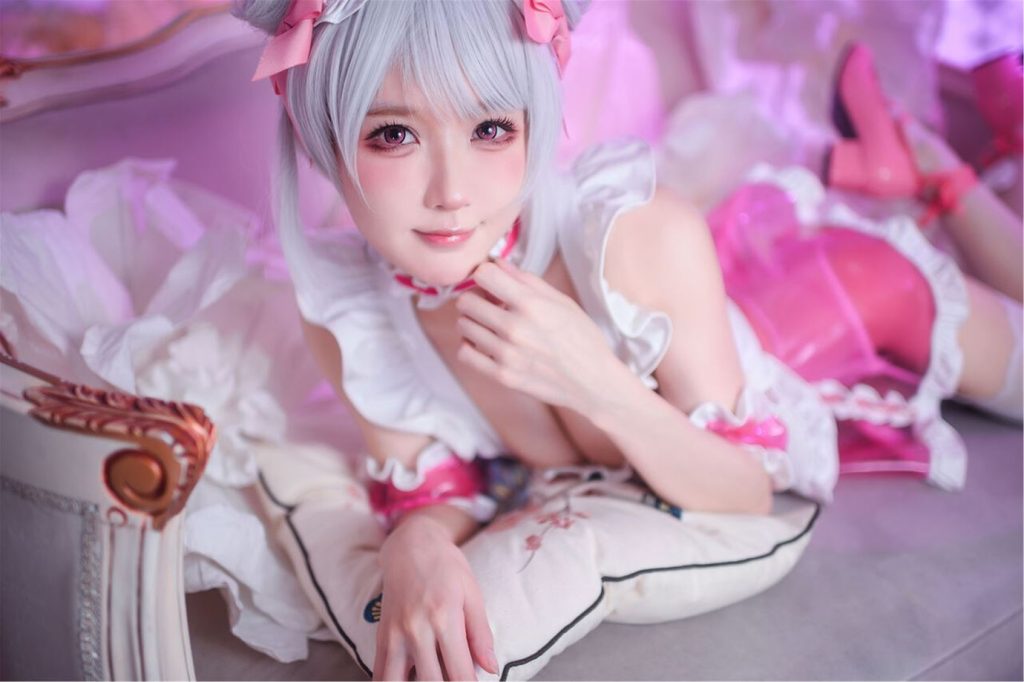 動漫博主阿包也是兔娘 078 七夕粉粉女仆 [49P/618MB]插圖