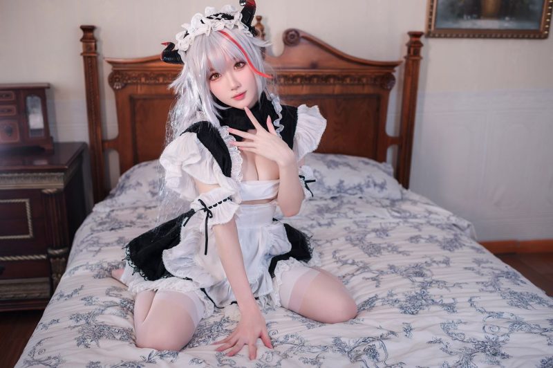 動漫博主阿包也是兔娘 079 埃吉爾女仆 [46P/427MB]-無料攝影圈