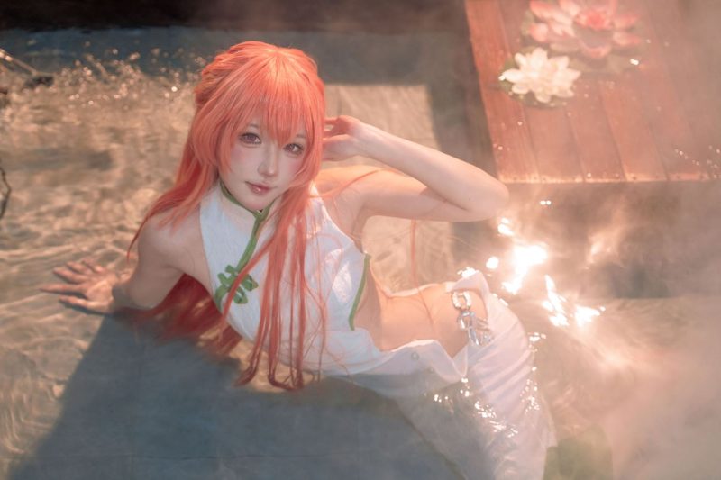 阿包也是兔娘 NO.097 – 碧藍(lán)航線 英仙座旗袍[30P/210MB]-無料攝影圈