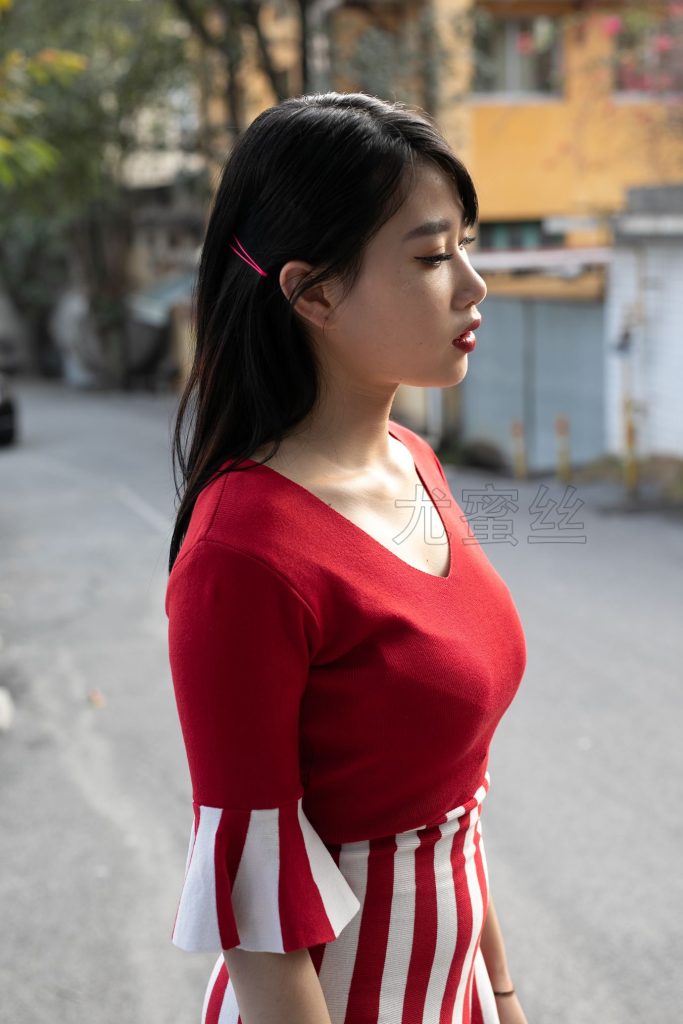 尤蜜絲攝影作品 NO.039 穿搭推廣展示圖集 紅白條紋[82P/611MB]插圖2