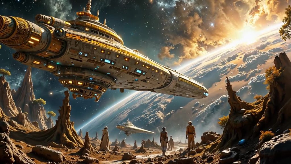 AI Video 007 Princess of Space Fantasy_ Futuristic Music Video[1V/277MB]插圖