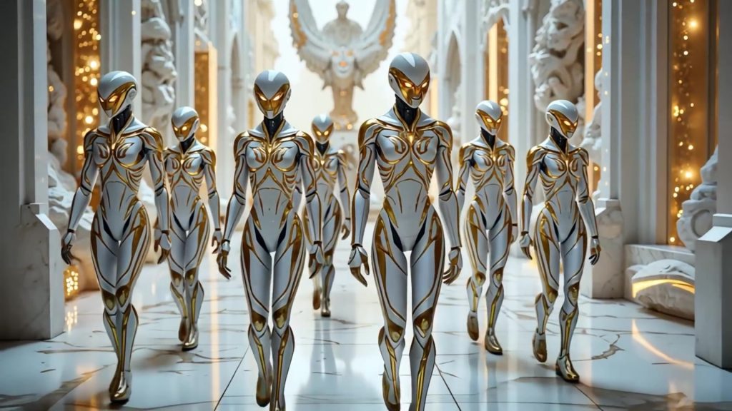 AI Video 007 Princess of Space Fantasy_ Futuristic Music Video[1V/277MB]插圖2