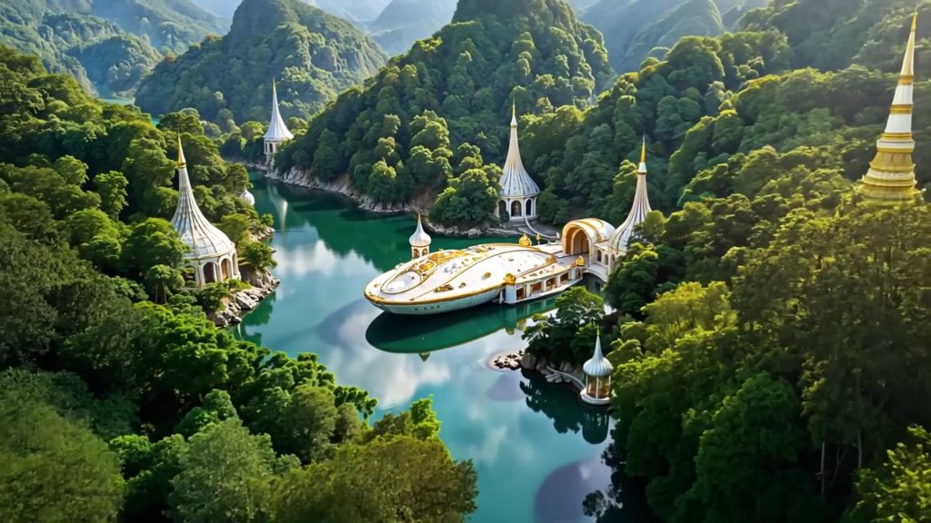 AI Video 007 Princess of Space Fantasy_ Futuristic Music Video[1V/277MB]插圖3