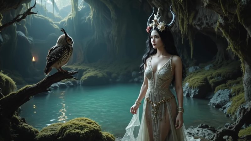 AI Video 019 Fantasy Music _ Stunning 4K Visuals_ A Mystical Journey with Goddesses for TTRPG _ Relaxation[4K/1V/182MB]-無料攝影圈