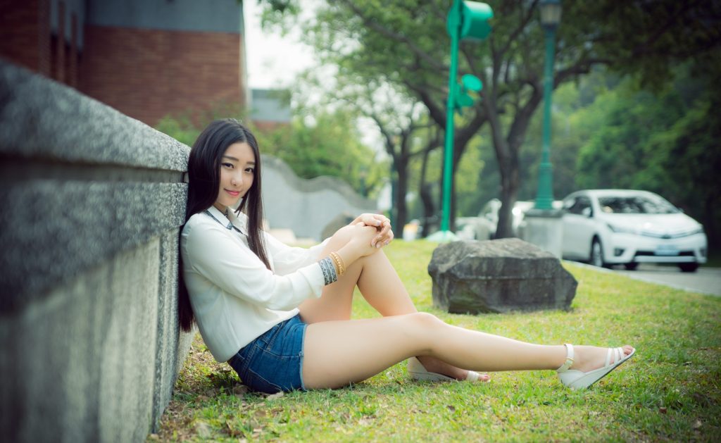 精選街拍攝影 No.106 吳采婕 牛仔短褲涼高美腿 [35P/123M]插圖1