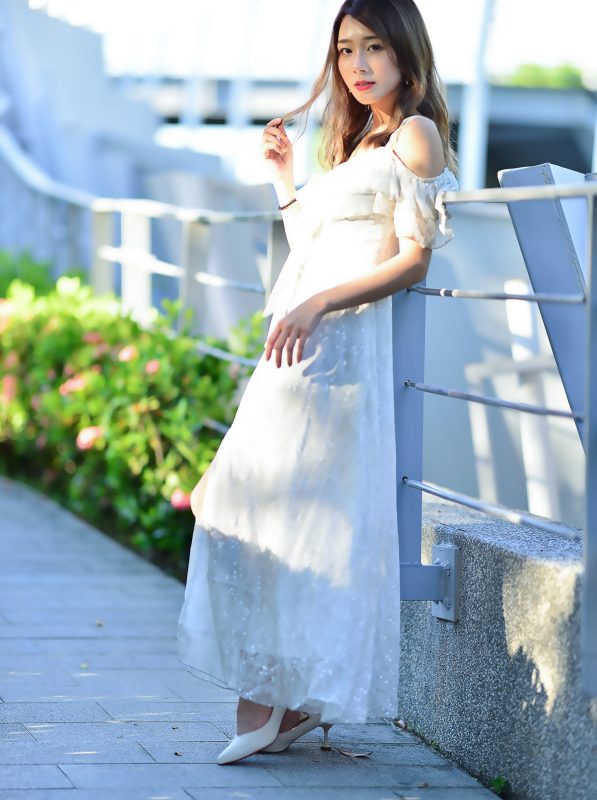 精選街拍攝影 No.125 vivi曹媛媛 吊帶高衩長裙高跟美腿 [113P/227M]-無料攝影圈