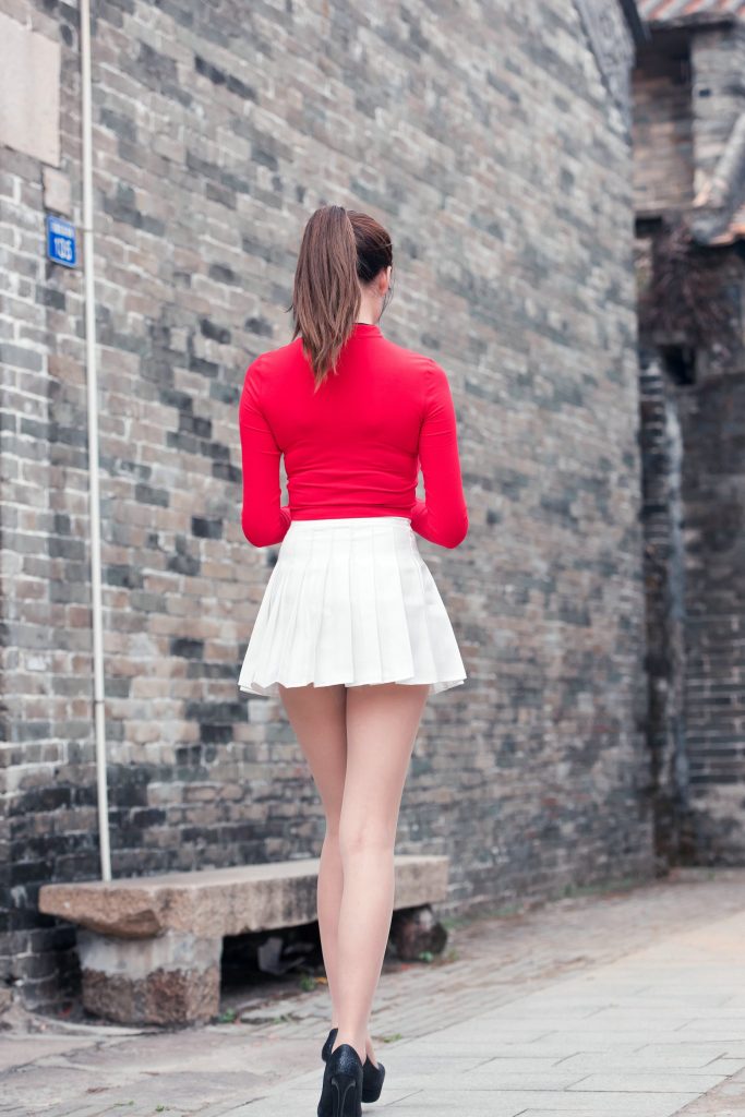 精選街拍攝影 No.175 紅衣白裙極品絲足美女春光鬧古村 2 [101P/82M]插圖3