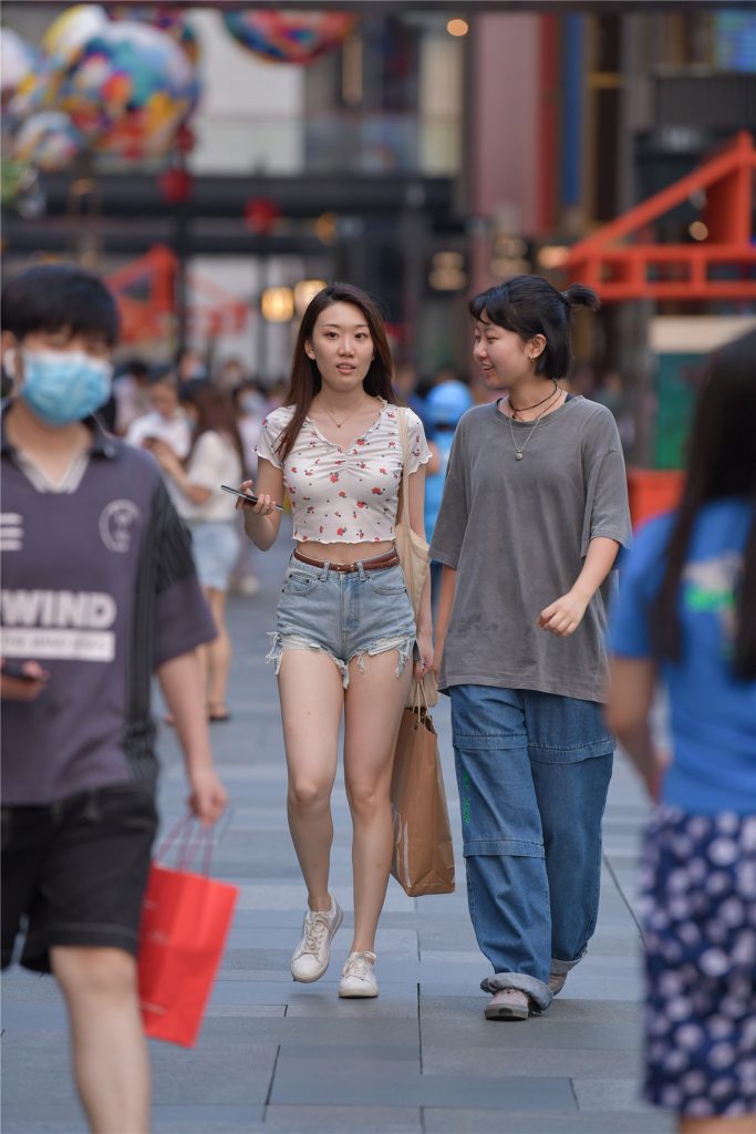 精選街拍攝影 No.187 好身材若隱不現(xiàn)系列之牛仔熱褲 [87P/43M]插圖1