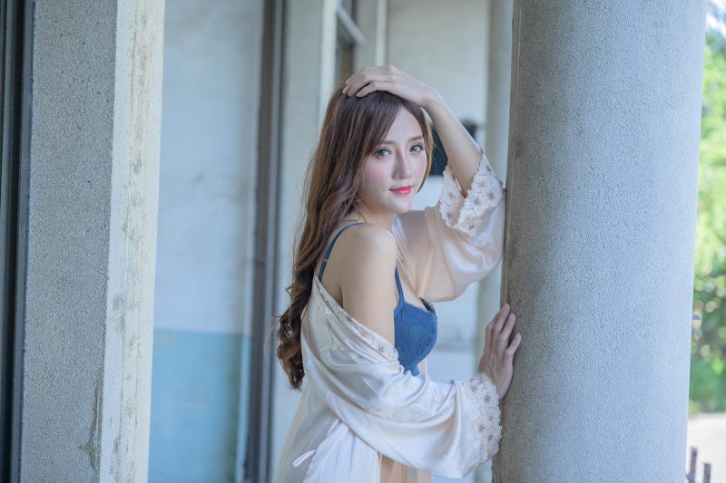 精選街拍攝影 No.200 性感藍(lán)色內(nèi)衣紅高跟美腿 [167P/223M]-無料攝影圈