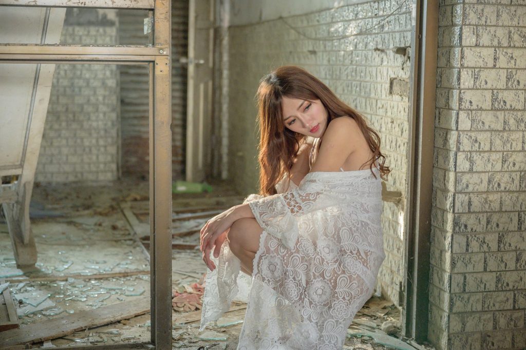 精選街拍攝影 No.201 性感內(nèi)衣粉色涼高美腿 [175P/254M]插圖