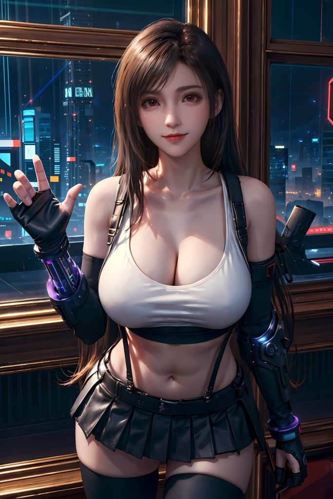 AI繪畫 134 最終幻想-蒂法[19P/133MB]插圖