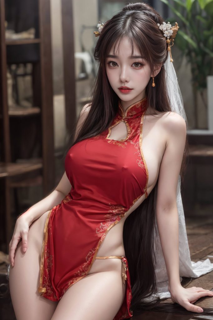 AI繪畫 158 肚兜美女[63P/314MB]插圖2