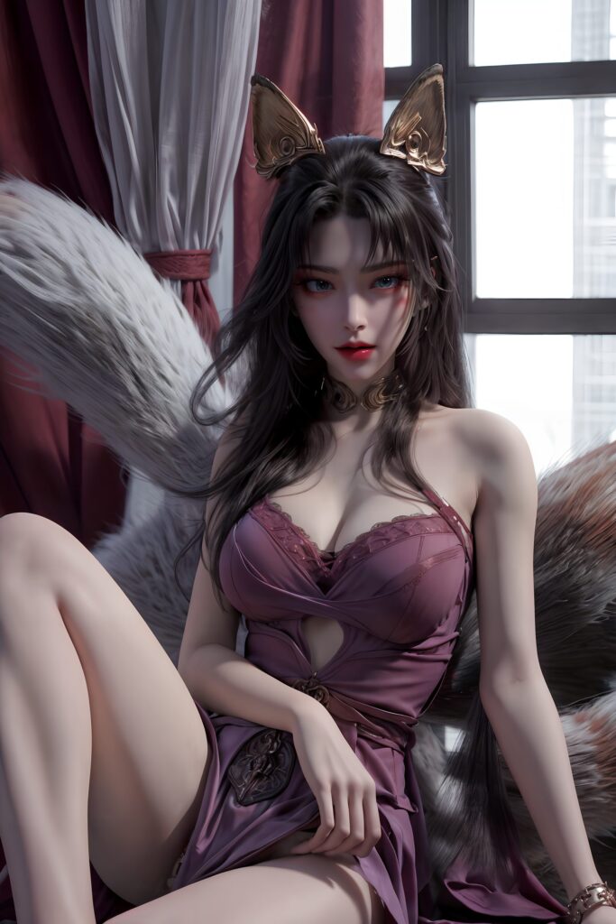 AI繪畫 163 完美世界-天狐仙子 逼真狐尾[33P/110MB]插圖2