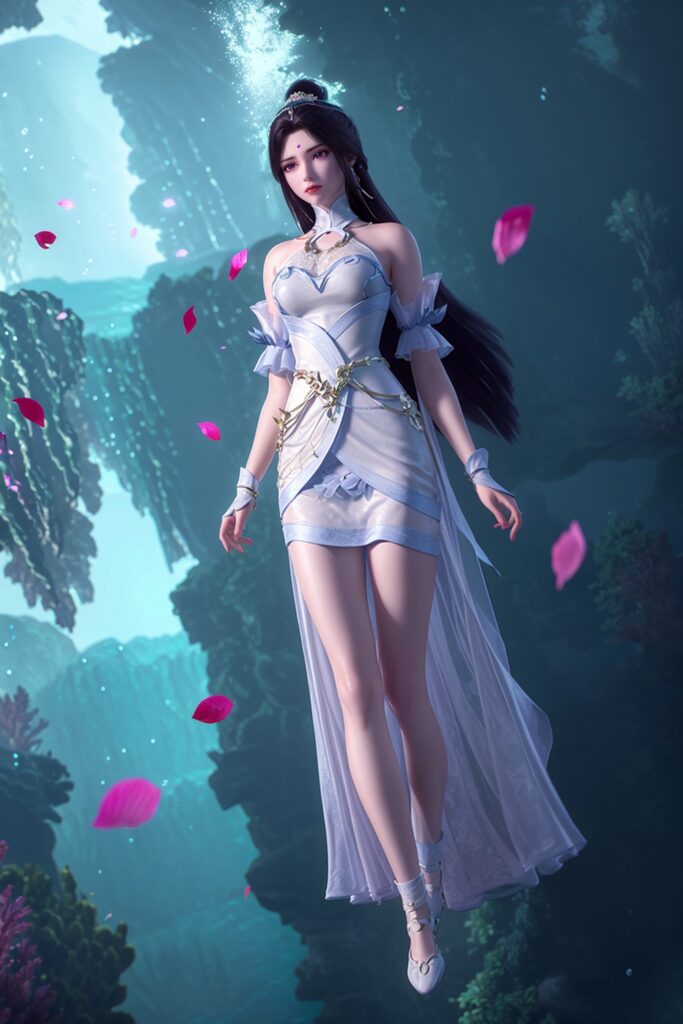 AI繪畫 165 完美世界-月嬋 主身全身版[107P/187MB]插圖
