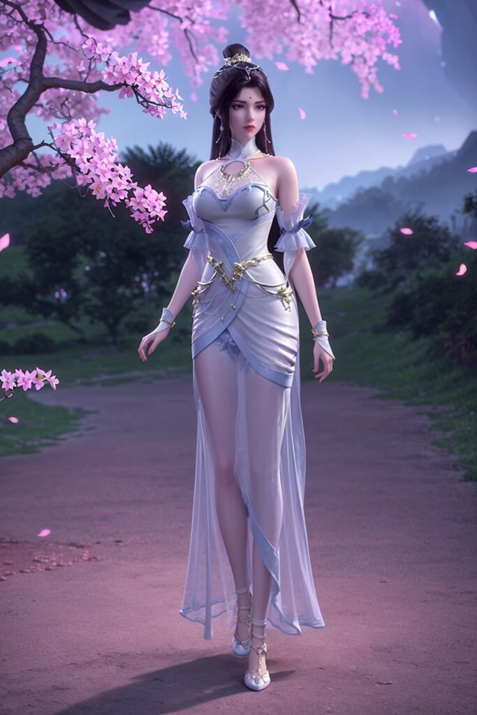 AI繪畫 165 完美世界-月嬋 主身全身版[107P/187MB]插圖1