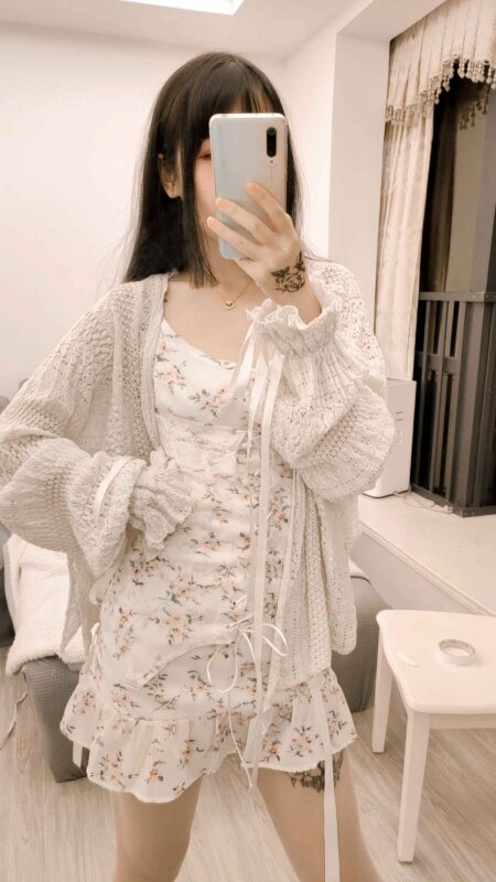 不呆貓 NO.015 - 溫柔風(fēng)連衣裙[15P/17.8MB]-無料攝影圈