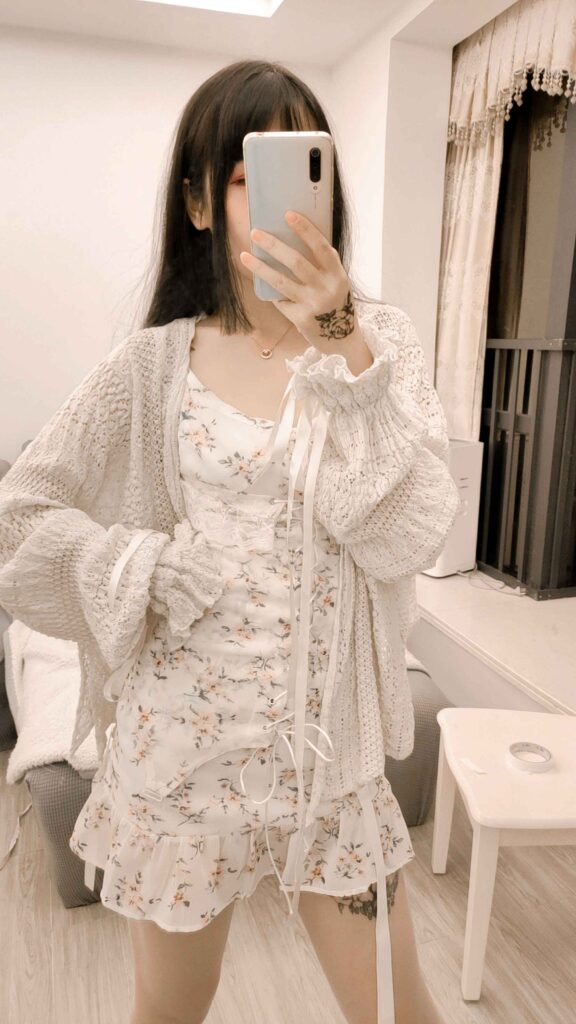 不呆貓 NO.015 – 溫柔風(fēng)連衣裙[15P/17.8MB]插圖