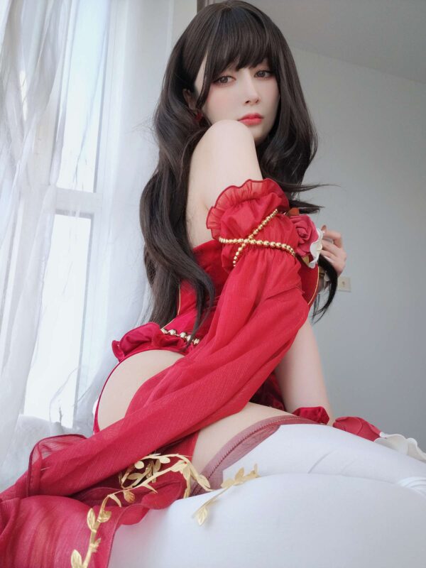 白銀 NO.128 - 赤いドレス[60P/173MB]-無料攝影圈