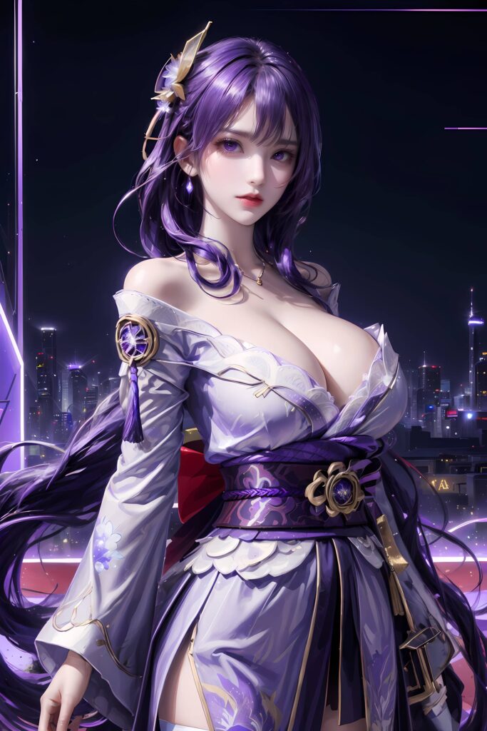 AI繪畫(huà) 197 雷電將軍[19P/153MB]插圖