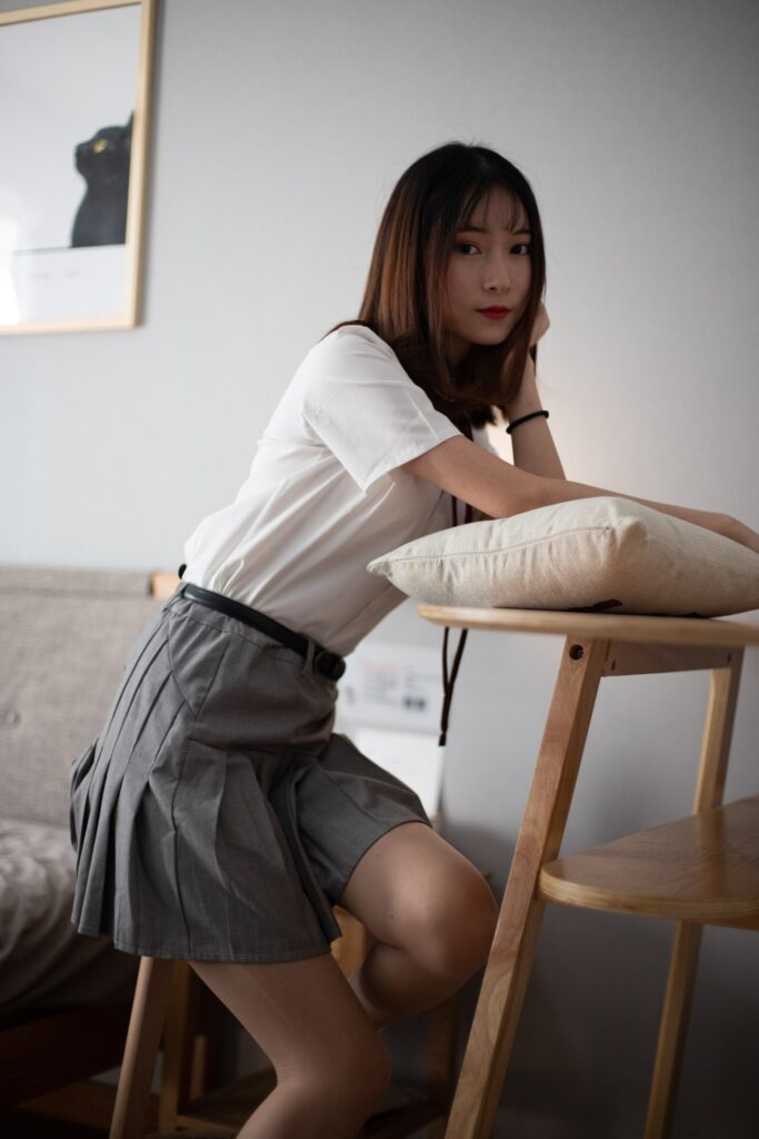 物戀傳媒 NO.088 貓耳-jk制服與船襪帆布鞋[212P/1V/2.40GB]插圖2