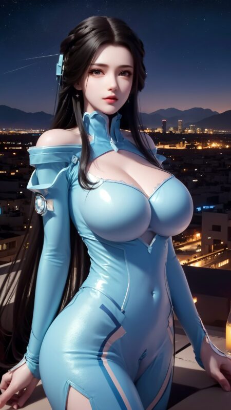 AI繪畫 212 姜立緊身皮衣[45P/366MB]-無料攝影圈