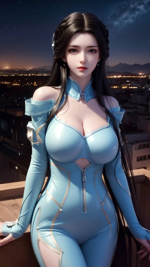 AI繪畫(huà) 212 姜立緊身皮衣[45P/366MB]插圖2