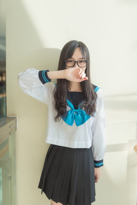 風(fēng)之領(lǐng)域精品寫真@No.003 公園校服黑絲 [39P/77.9MB]-無料攝影圈