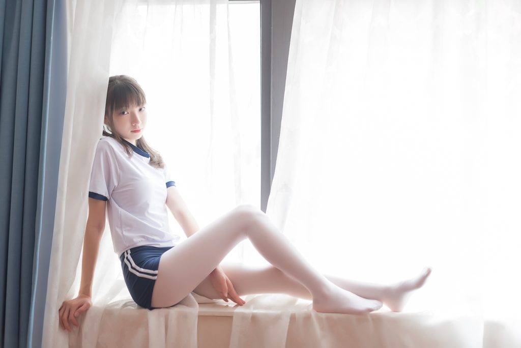 風(fēng)之領(lǐng)域精品寫真@No.006 運(yùn)動(dòng)風(fēng)白絲少女 [50P/80MB]插圖1