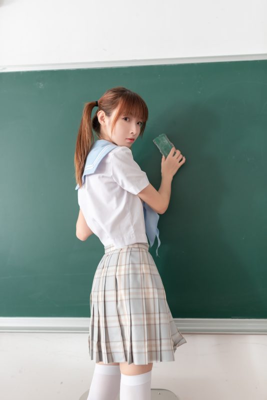 風之領(lǐng)域精品寫真@No.041 放學后的課堂 [50P/218MB]-無料攝影圈